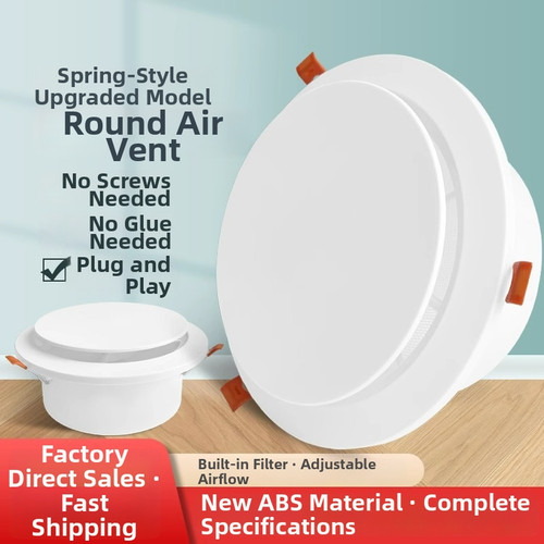 Circular air outlet with