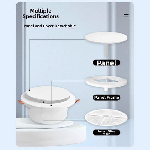 For bathroom ventilation round - for,